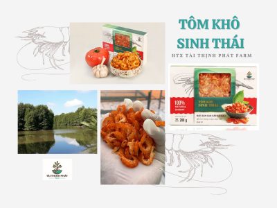 Tôm Khô Sinh Thái Cà Mau Tài Thịnh Phát hộp 200g