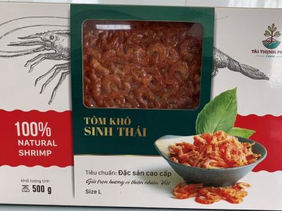 Tôm Khô Bóc Vỏ Tài Thịnh Phát hộp  500 gr